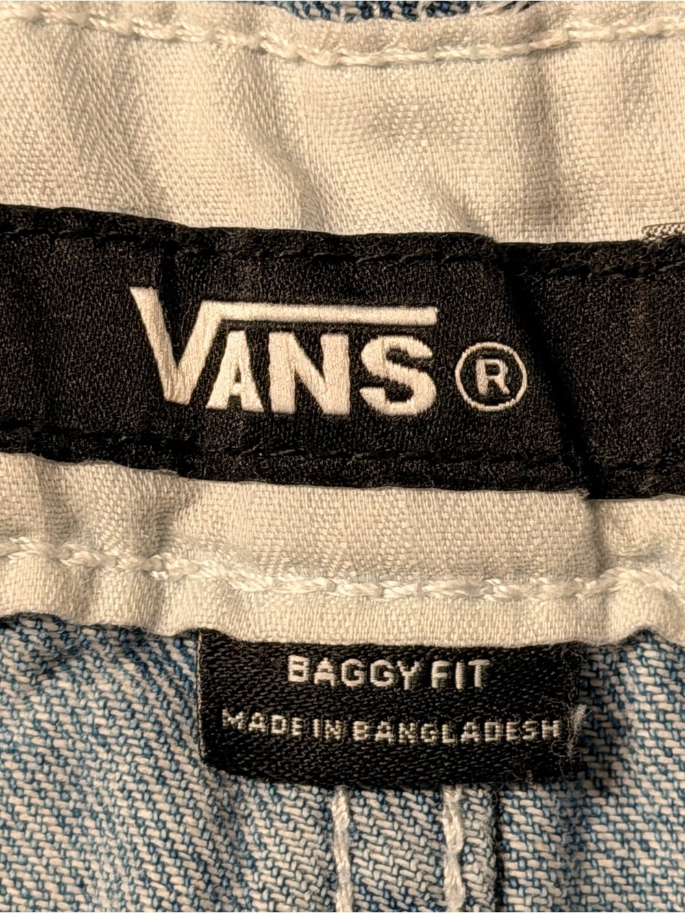 Vans Light Blue Denim Overalls - Baggy Fit - Picture 6 of 6